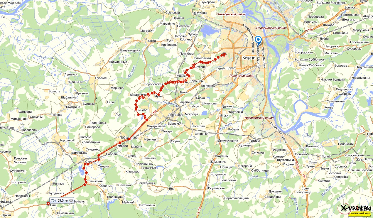 Зониха кировская область карта